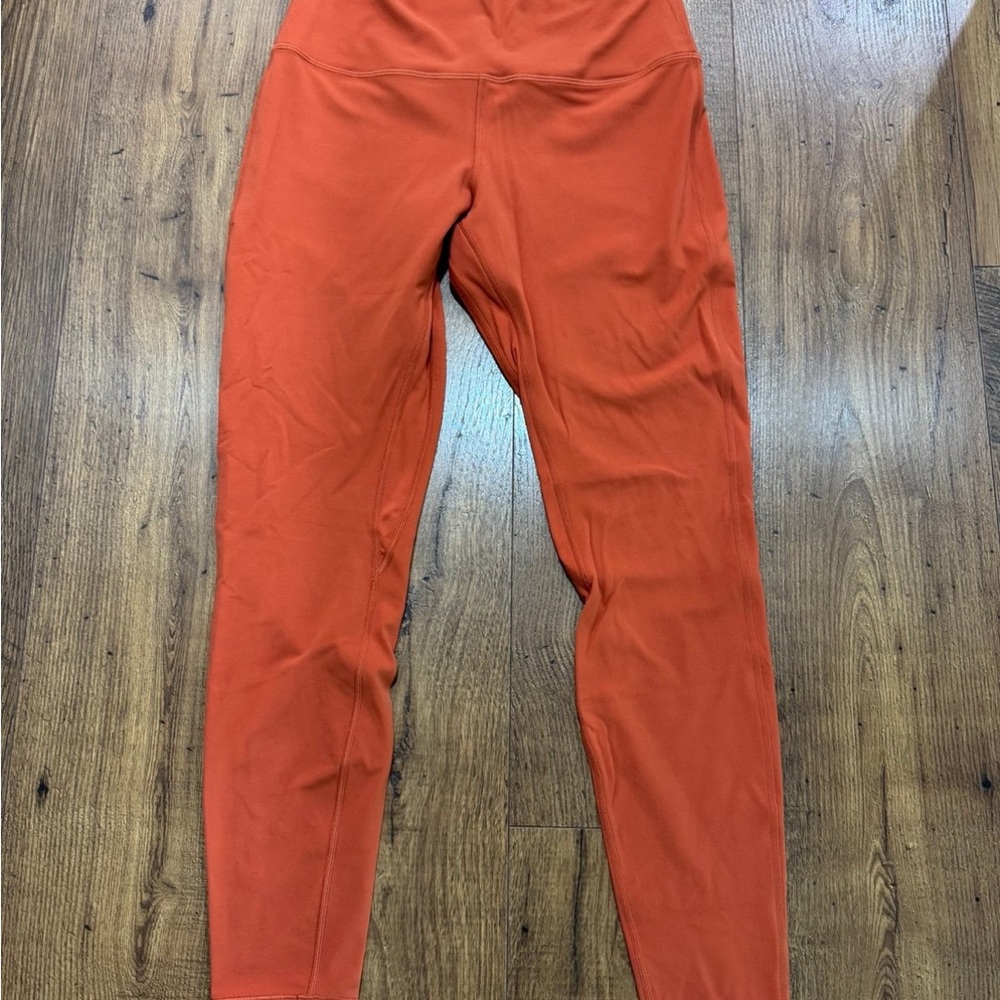 Lululemon Bright Orange Leggings size 10